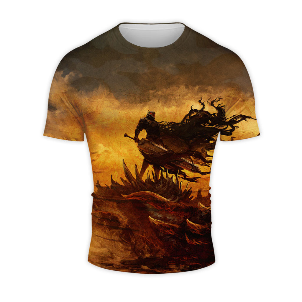 Berserk Guts Standing Giant Dragon Anime Apparel