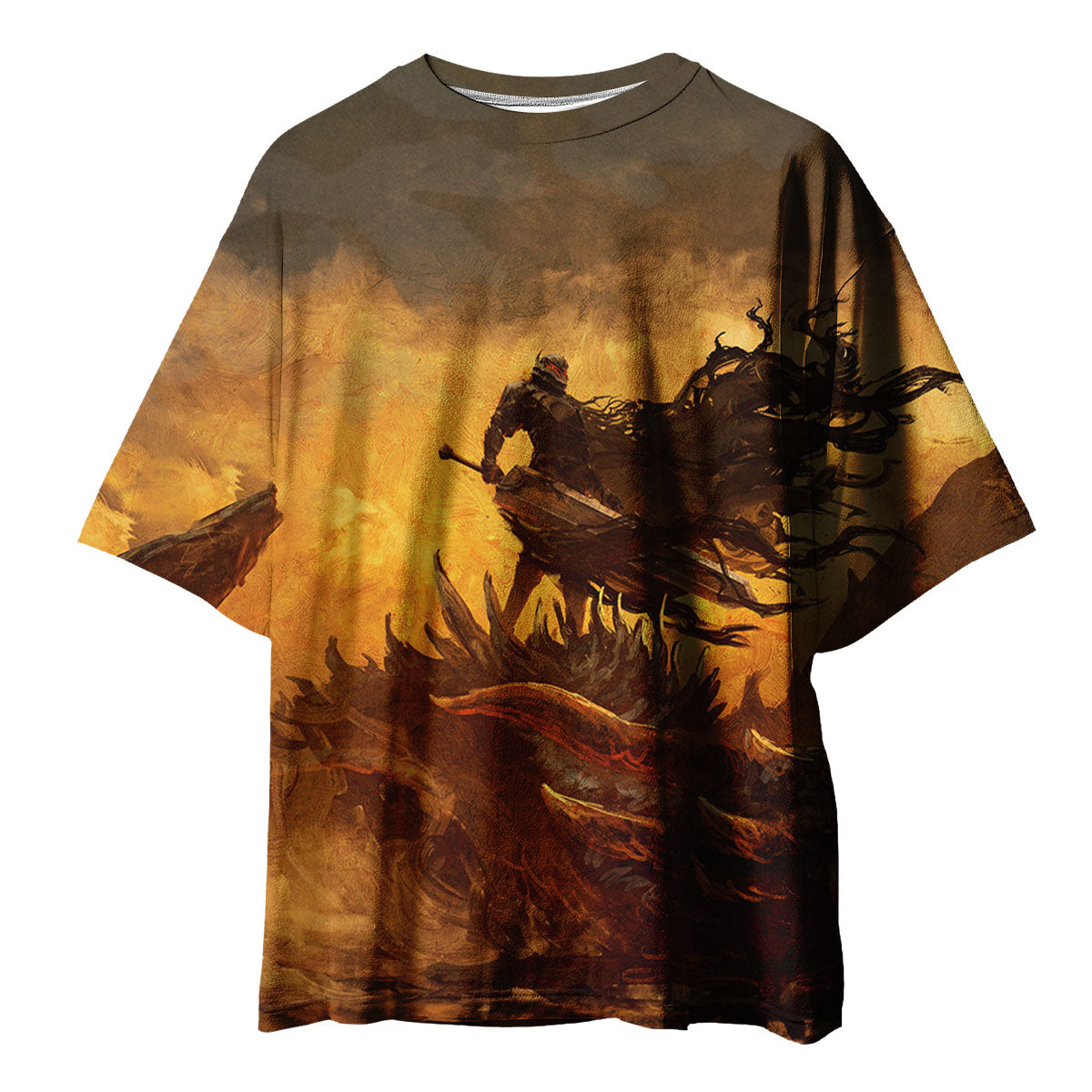 Berserk Guts Standing Giant Dragon Anime Apparel