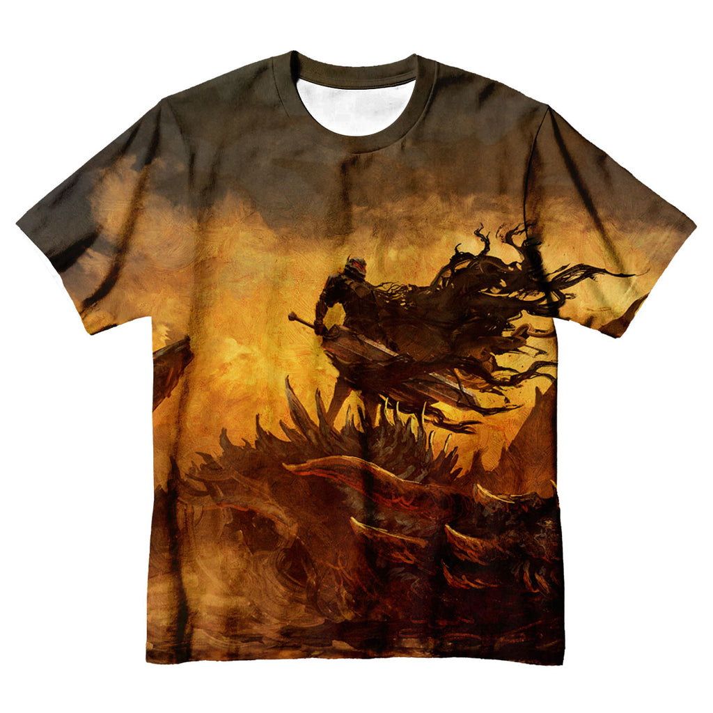 Berserk Guts Standing Giant Dragon Anime Apparel