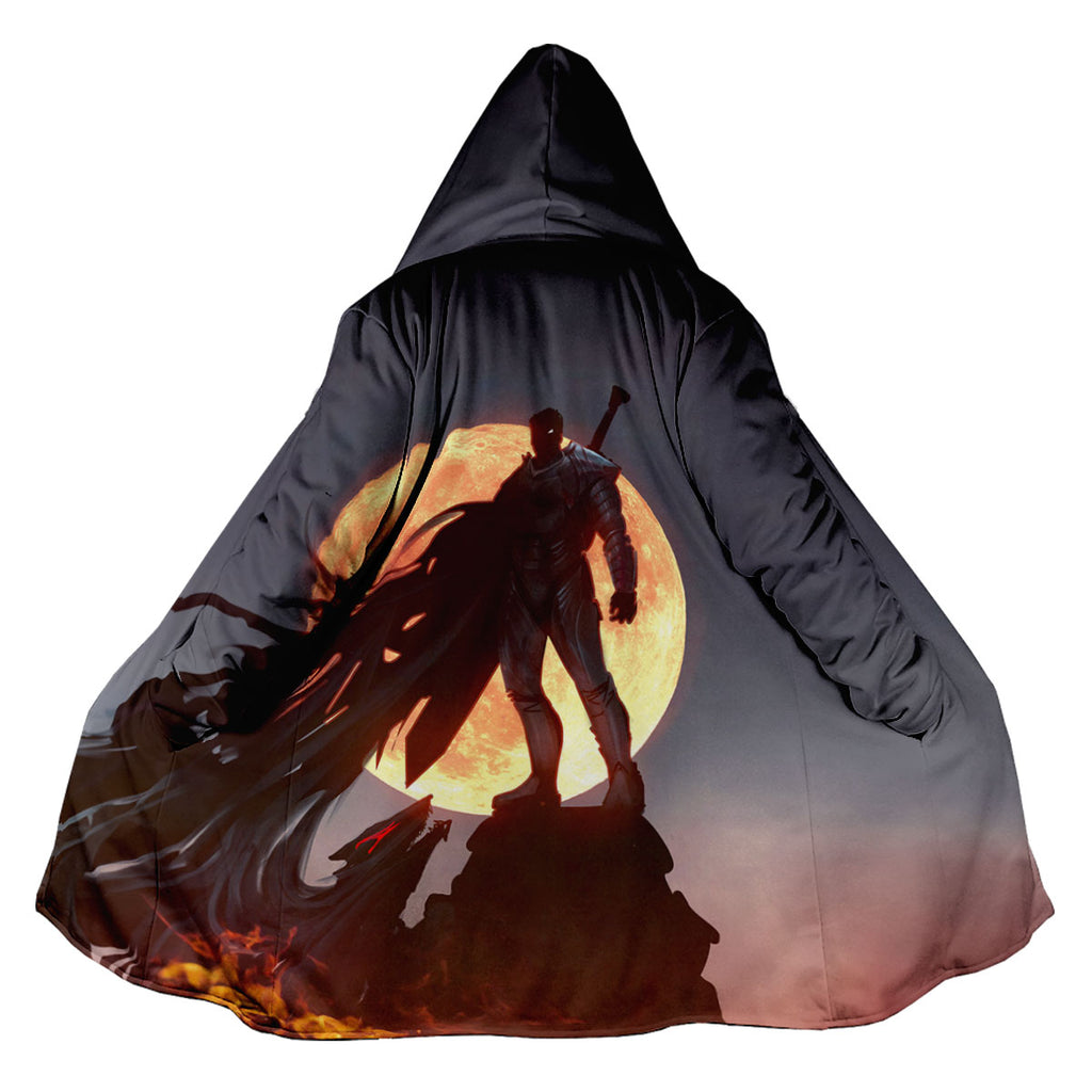 Berserk Guts Standing On Rocks Anime Apparel