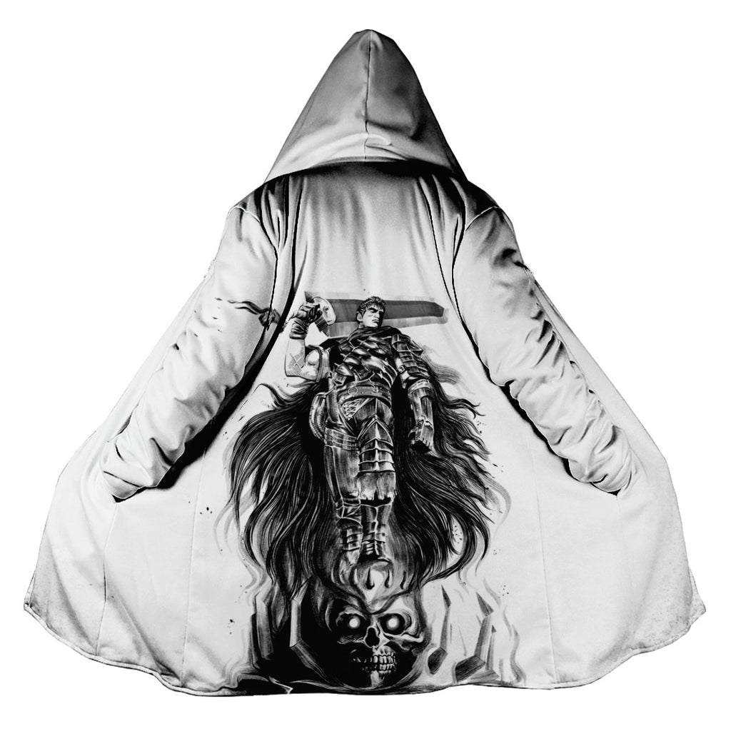 Berserk Guts Standing On Skull Anime Apparel
