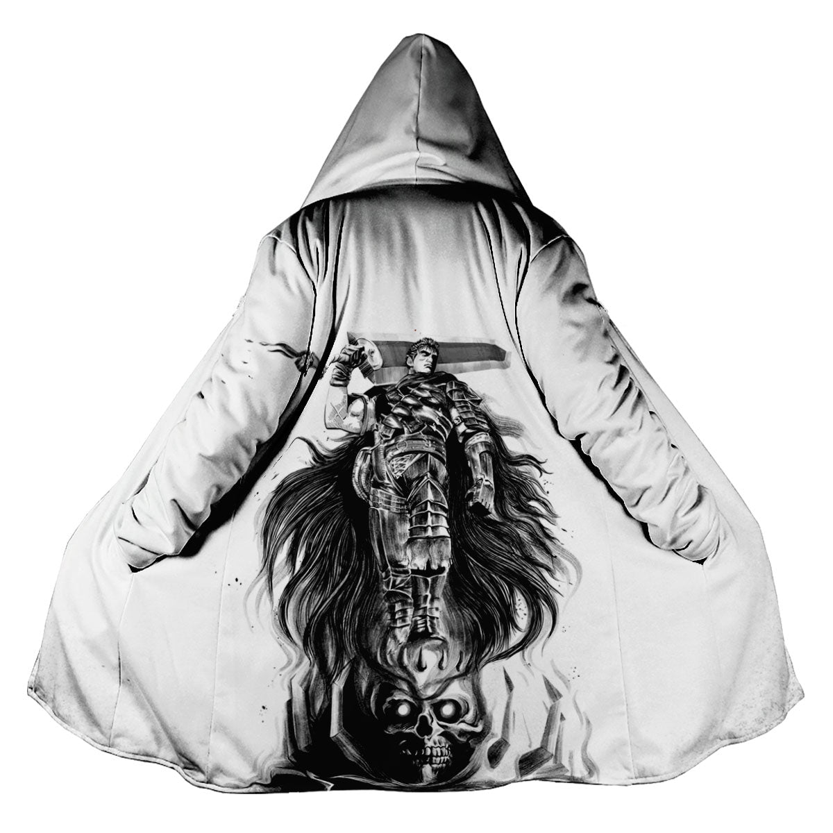 Berserk Guts Standing On Skull Anime Apparel