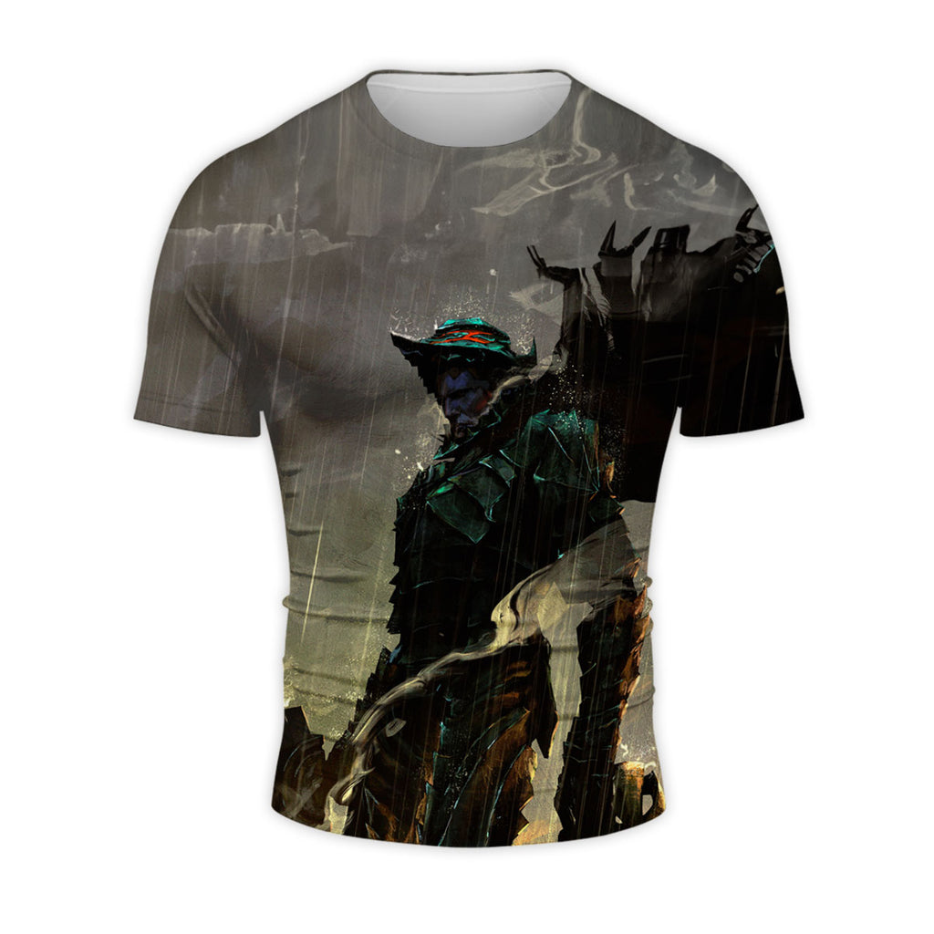 Berserk Guts Standing Rain Battle Anime Apparel