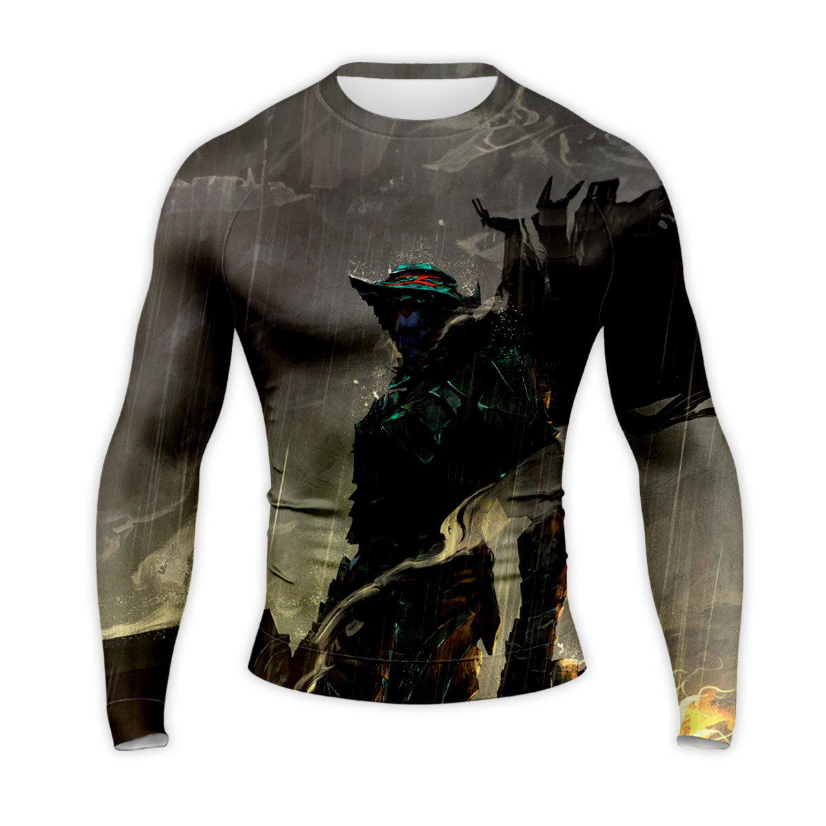 Berserk Guts Standing Rain Battle Anime Apparel