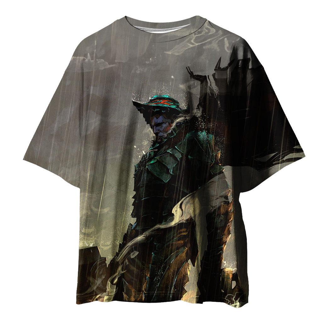 Berserk Guts Standing Rain Battle Anime Apparel