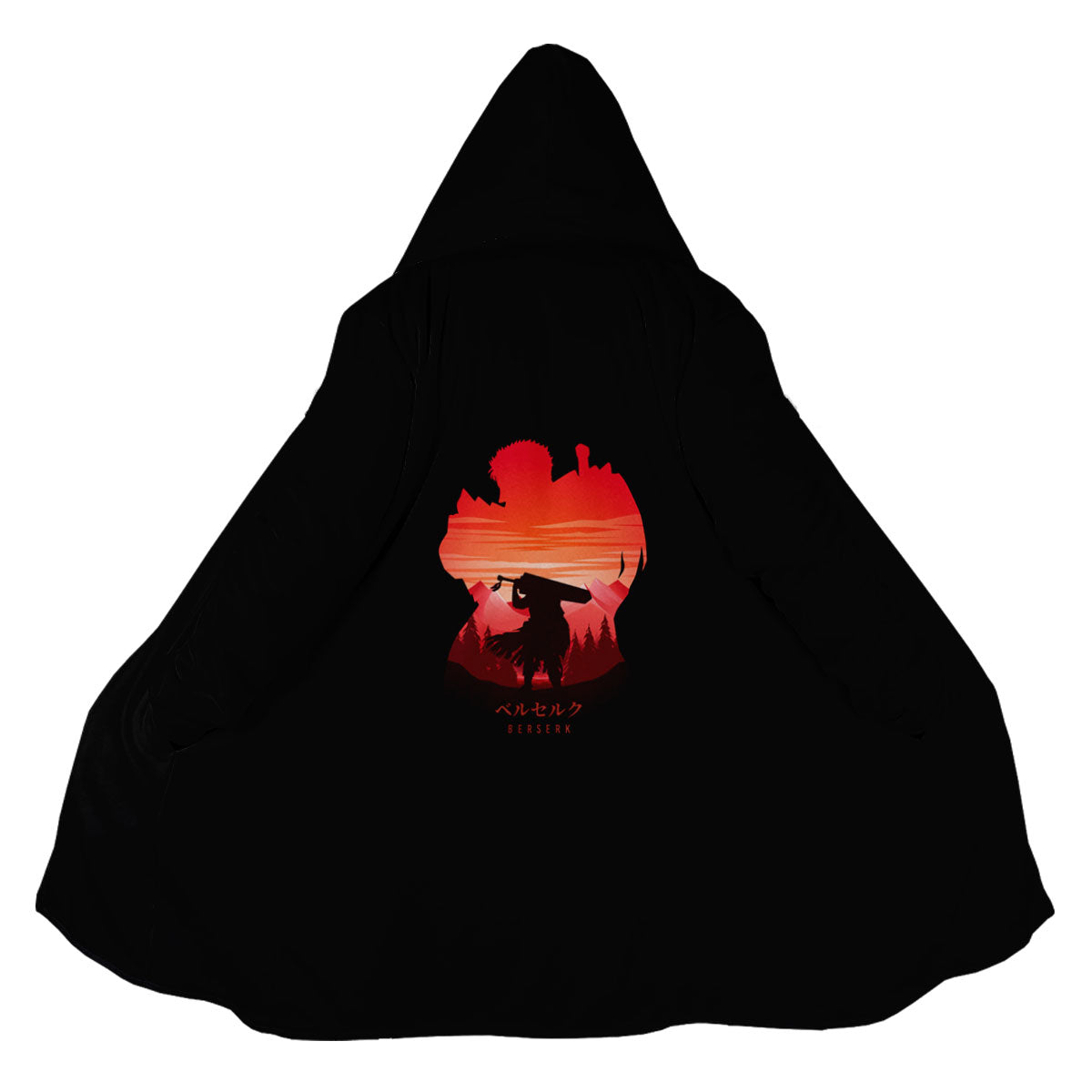 Berserk Guts Sunset Silhouette Anime Apparel
