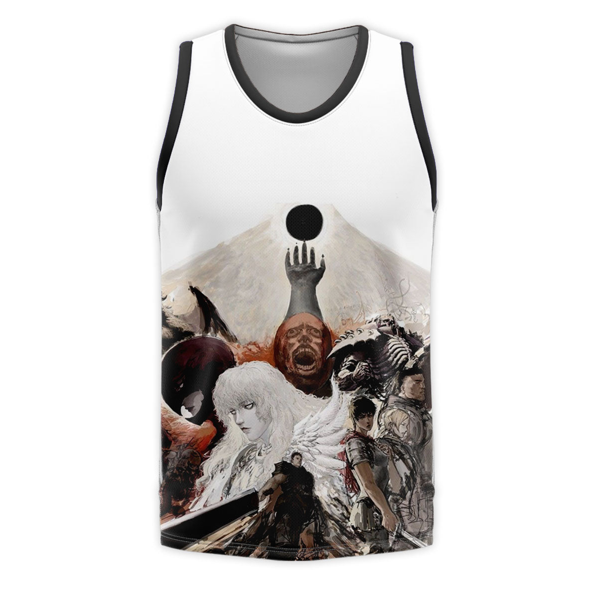 Berserk Guts Surrounded By Monsters Anime Apparel