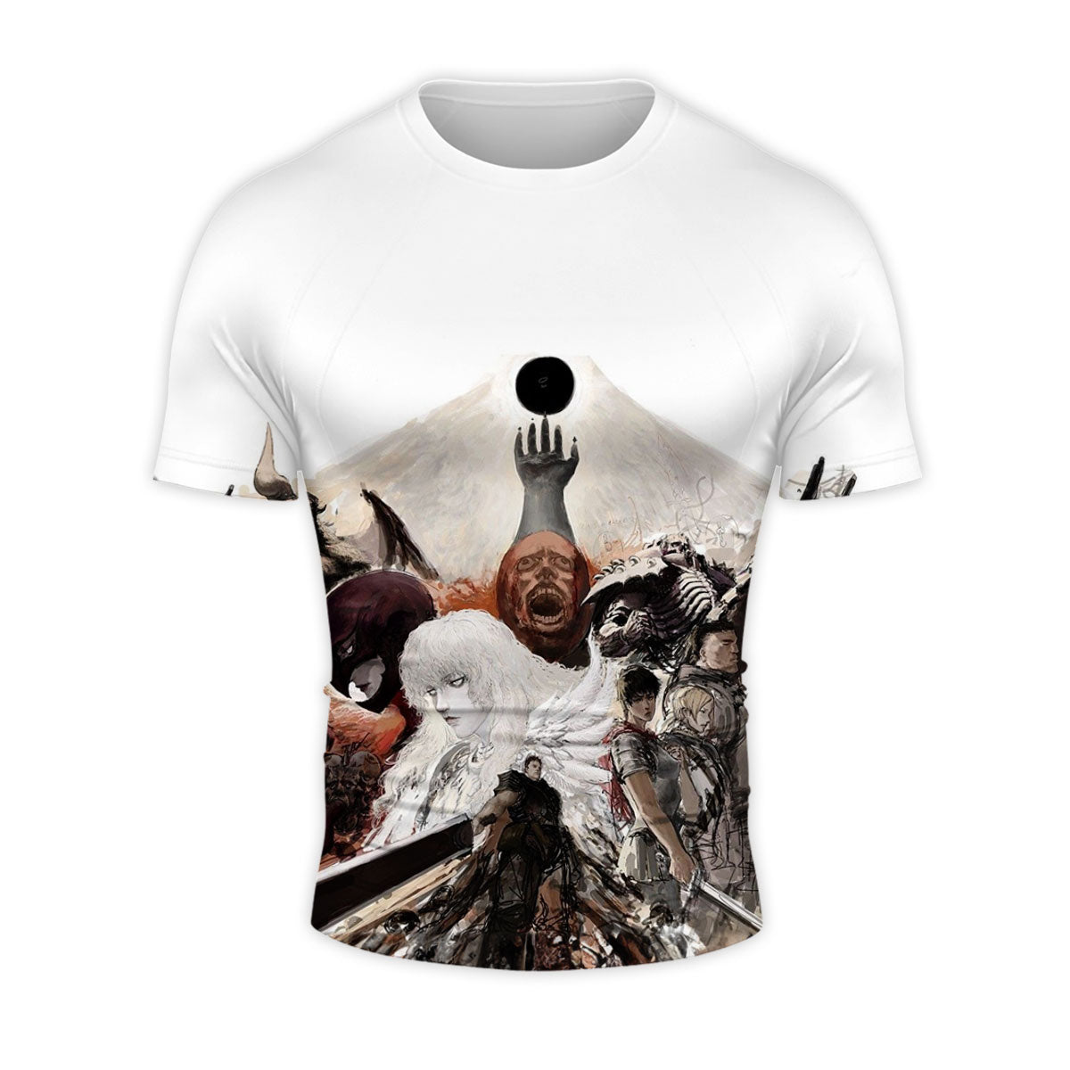 Berserk Guts Surrounded By Monsters Anime Apparel