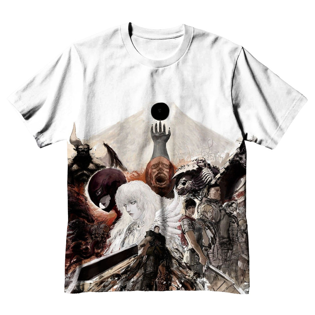 Berserk Guts Surrounded By Monsters Anime Apparel