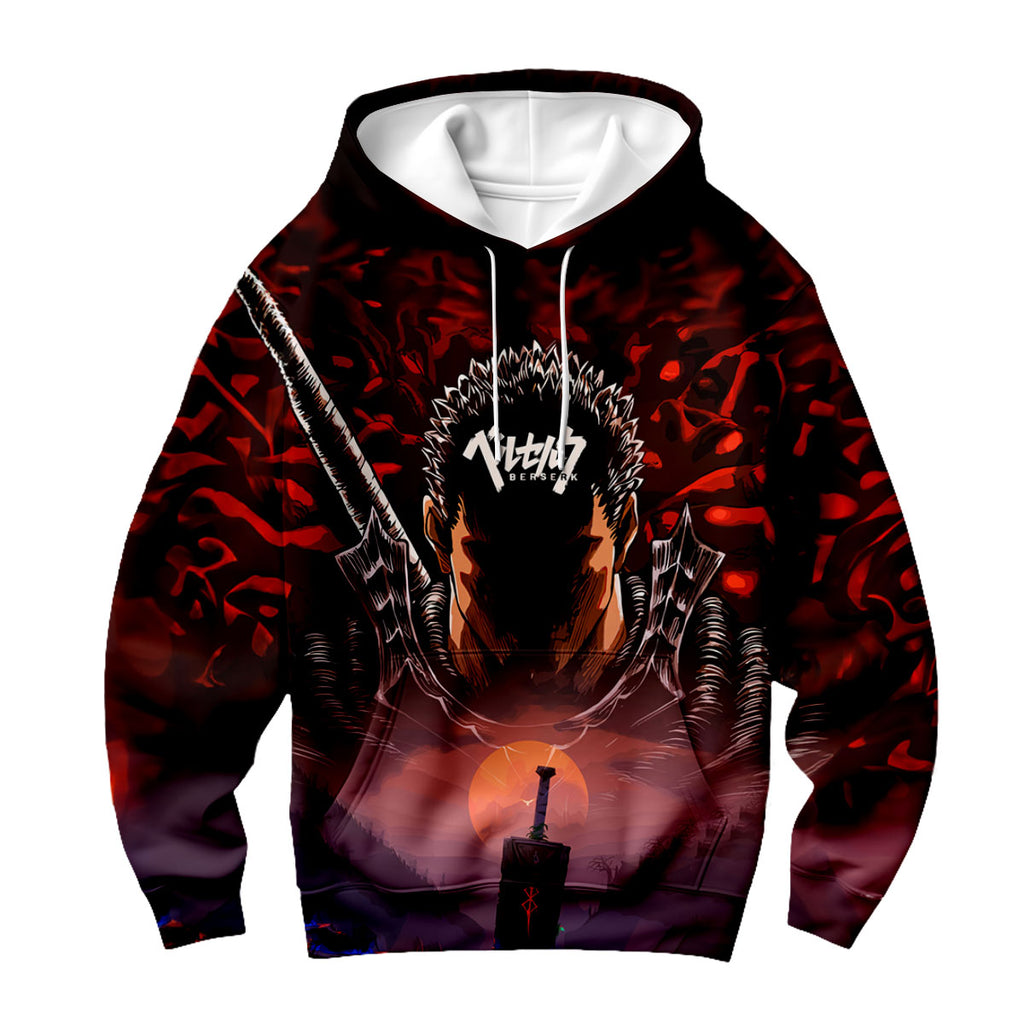 Berserk Guts Sword Amidst Shadows Anime Apparel