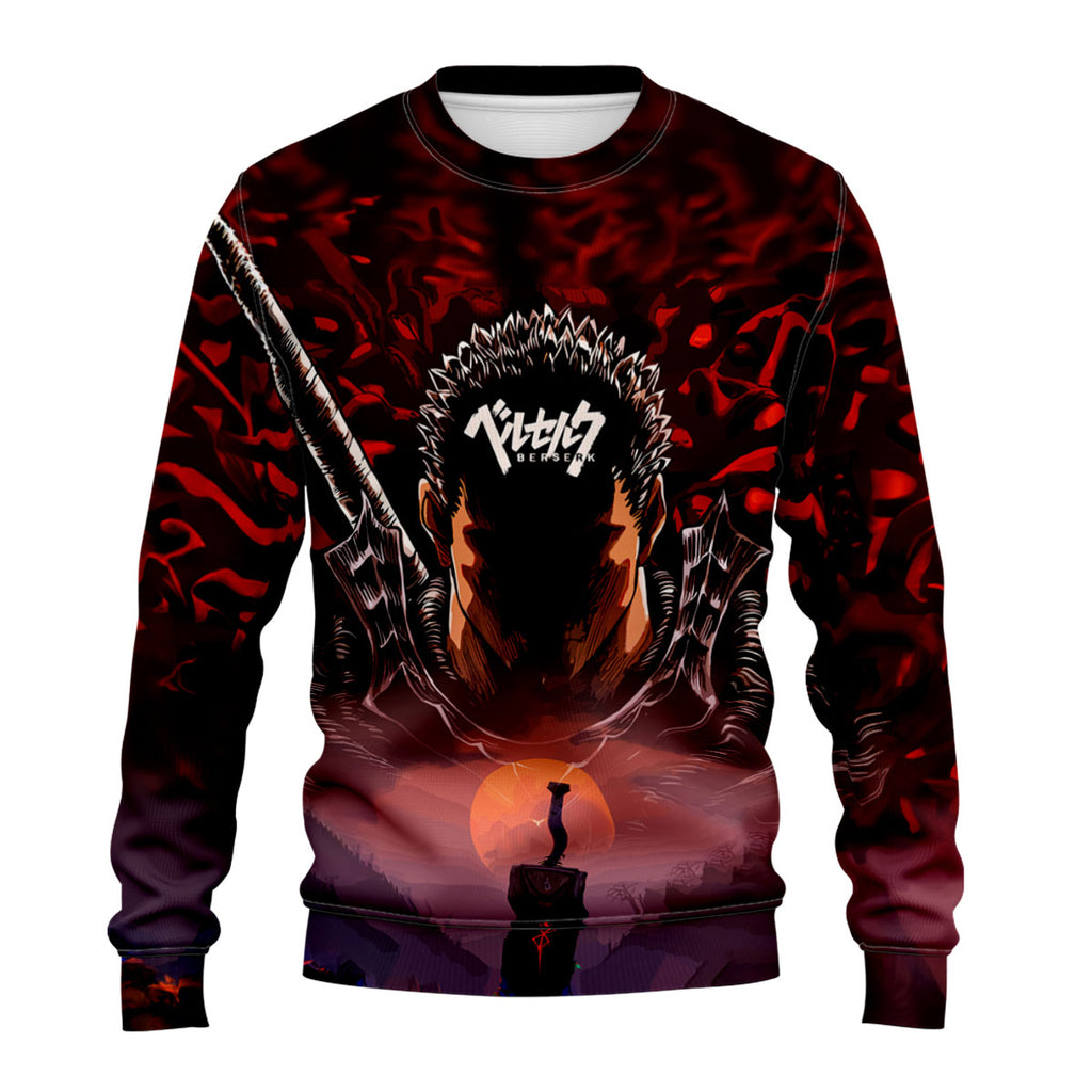 Berserk Guts Sword Amidst Shadows Anime Apparel