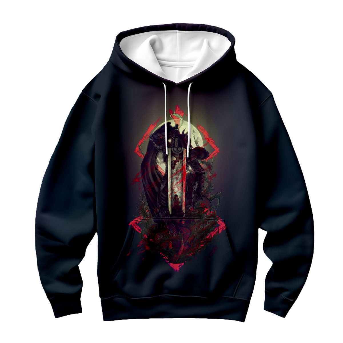 Berserk Guts Sword Silhouette Anime Apparel
