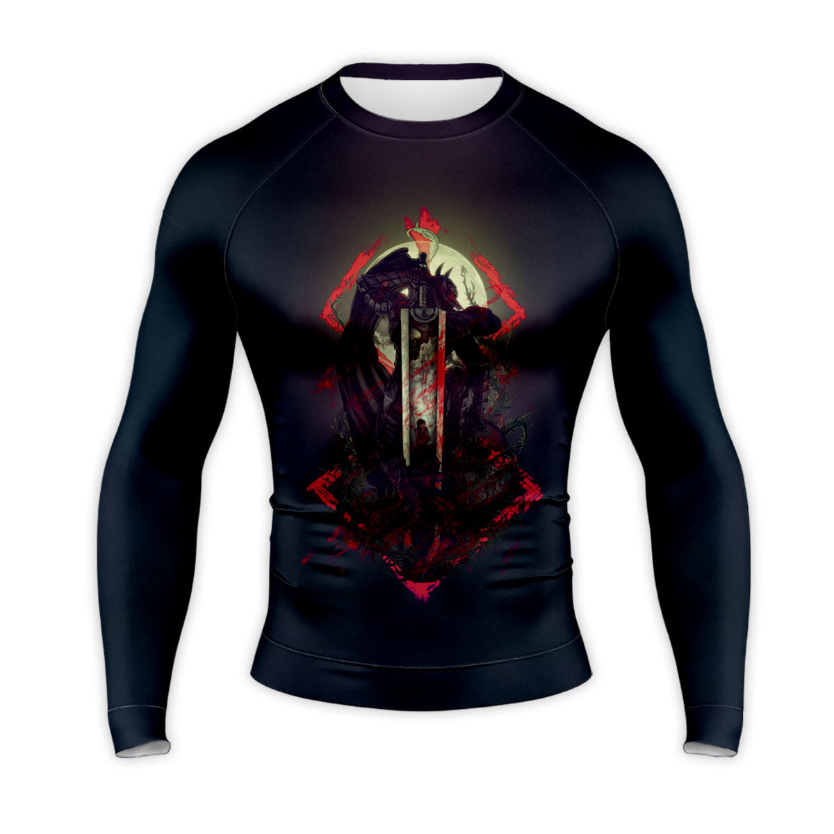 Berserk Guts Sword Silhouette Anime Apparel