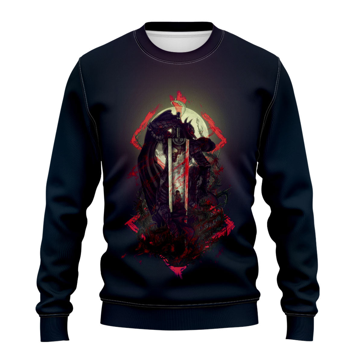 Berserk Guts Sword Silhouette Anime Apparel