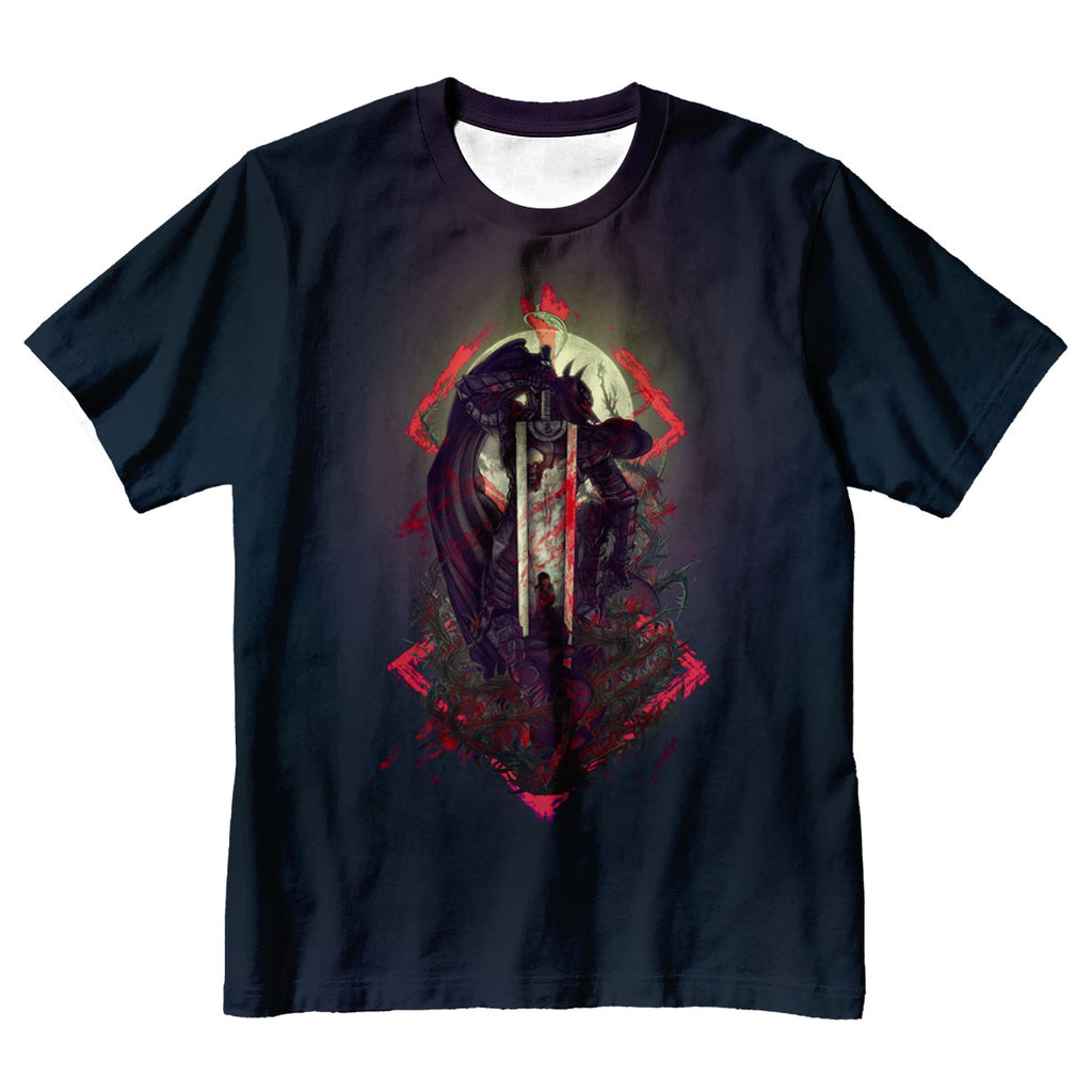 Berserk Guts Sword Silhouette Anime Apparel