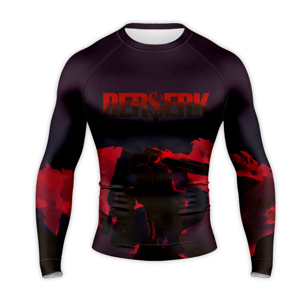 Berserk Guts Sword-Wielding Silhouette Anime Apparel