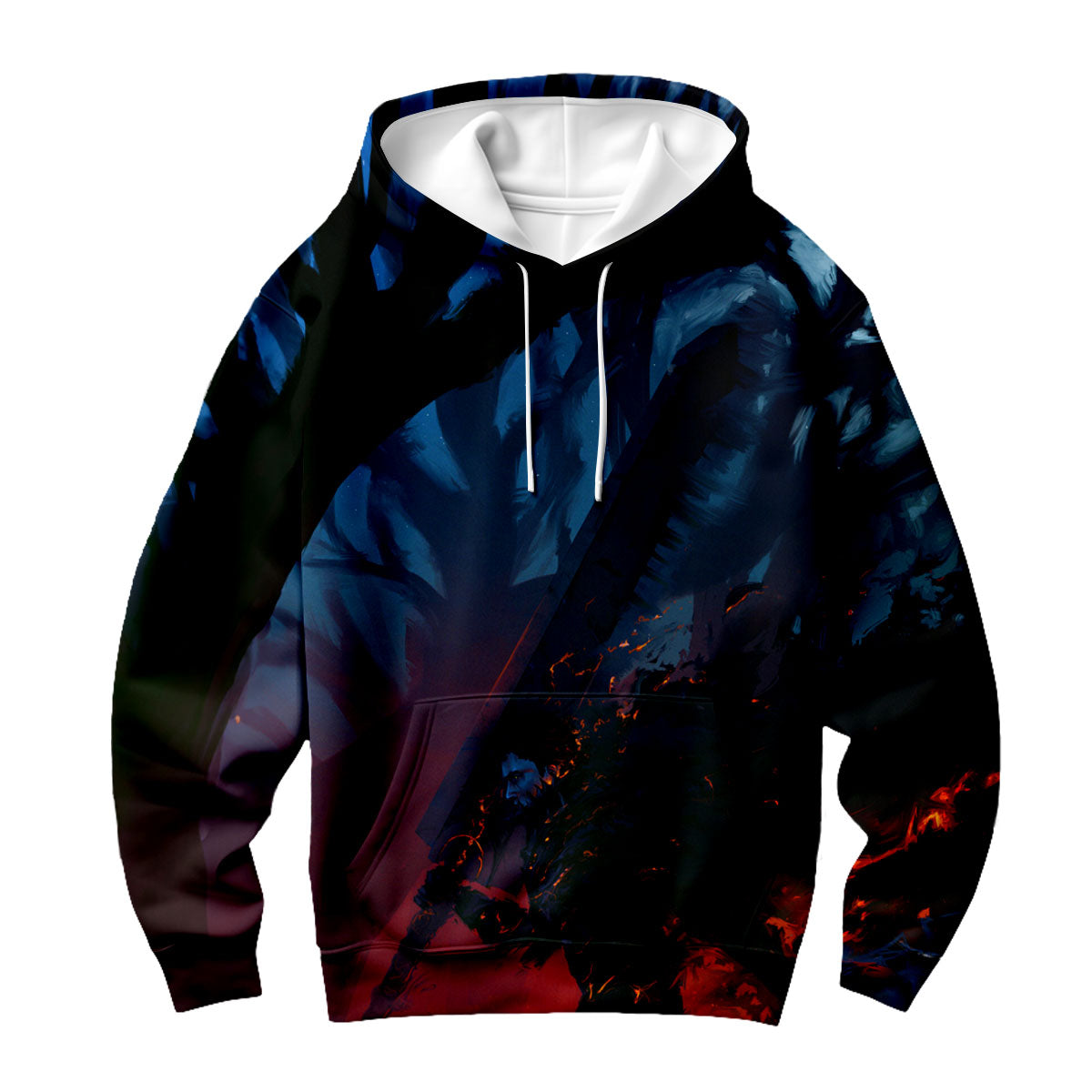 Berserk Guts Walking In Forest Anime Apparel