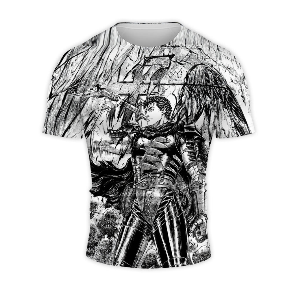 Berserk Guts Wielding Giant Sword Anime Apparel