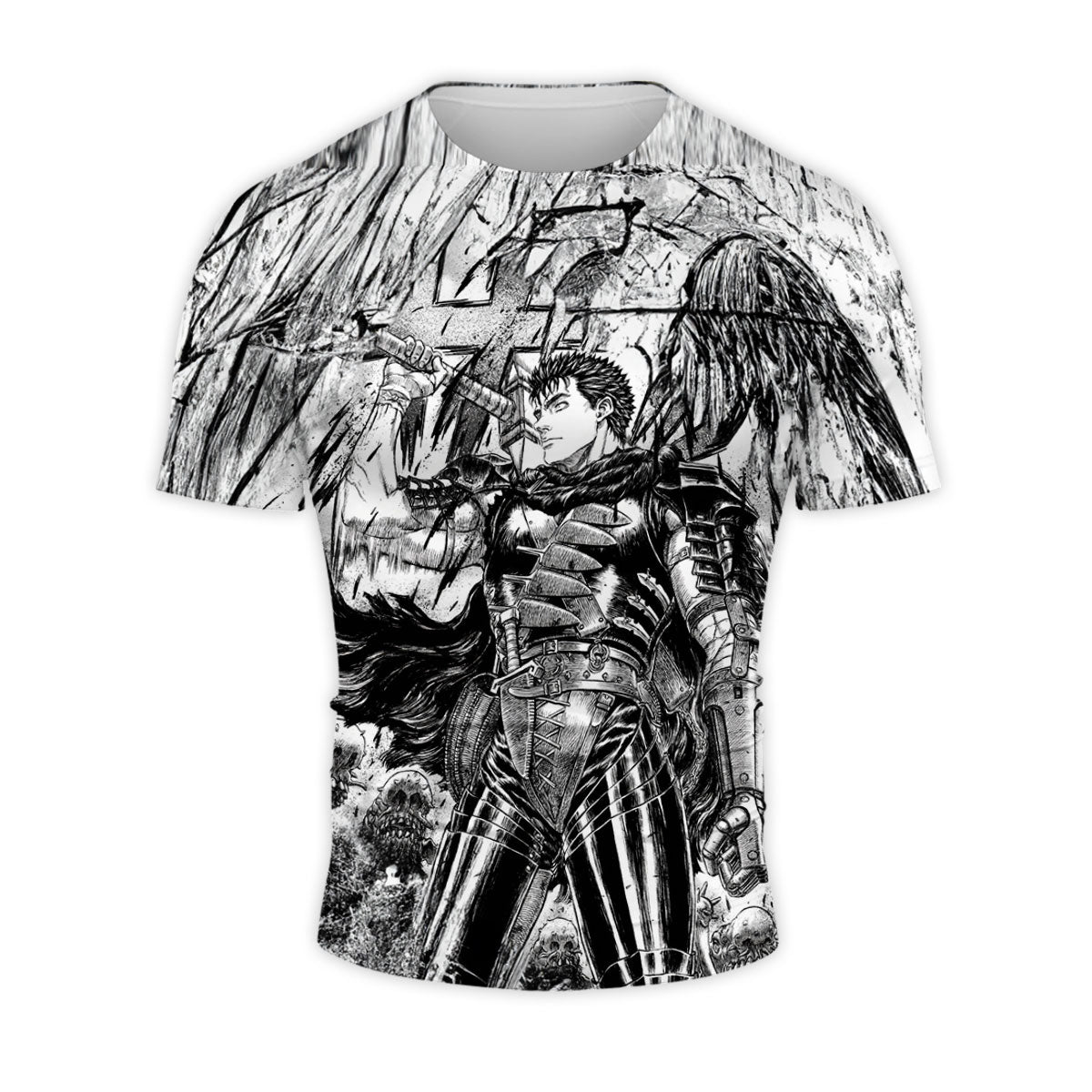 Berserk Guts Wielding Giant Sword Anime Apparel