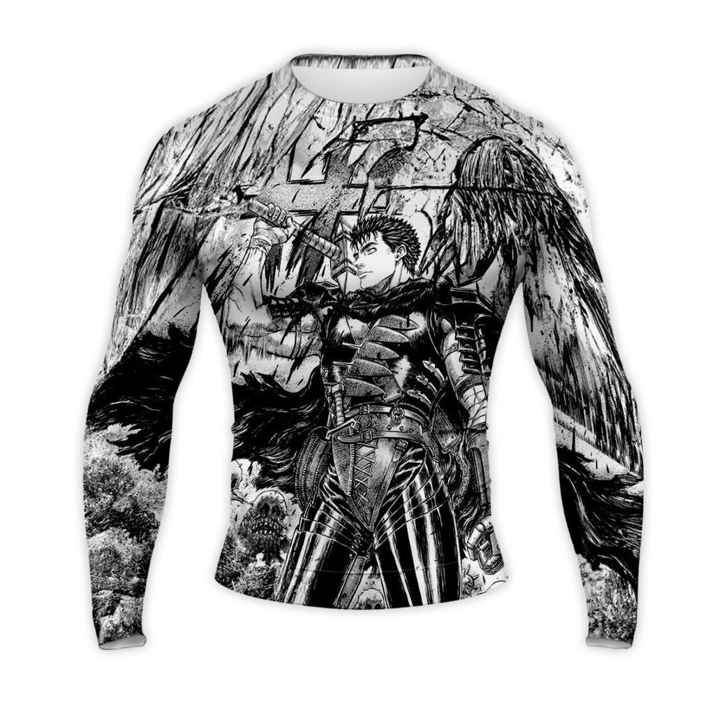 Berserk Guts Wielding Giant Sword Anime Apparel