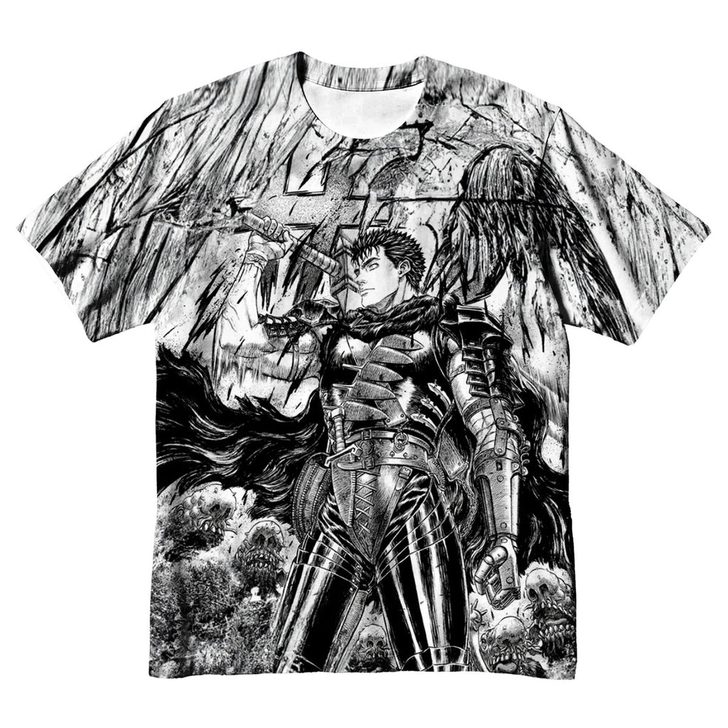 Berserk Guts Wielding Giant Sword Anime Apparel
