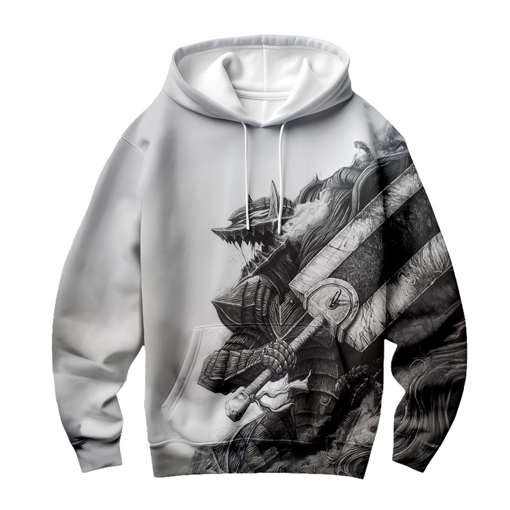 Berserk Guts Wielding Greatsword Anime Apparel