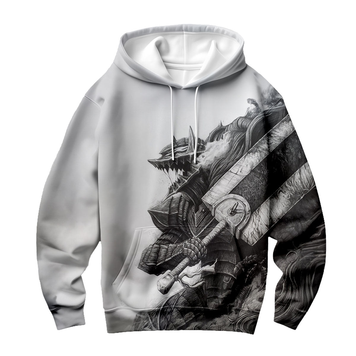 Berserk Guts Wielding Greatsword Anime Apparel