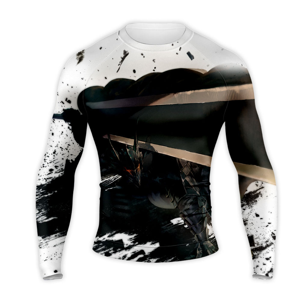 Berserk Guts Wielding Greatsword Combat Anime Apparel
