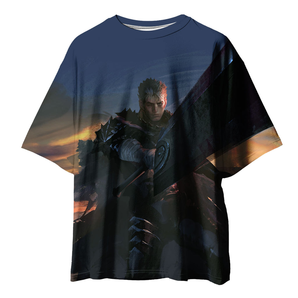 Berserk Guts Wielding Greatsword Forward Anime Apparel