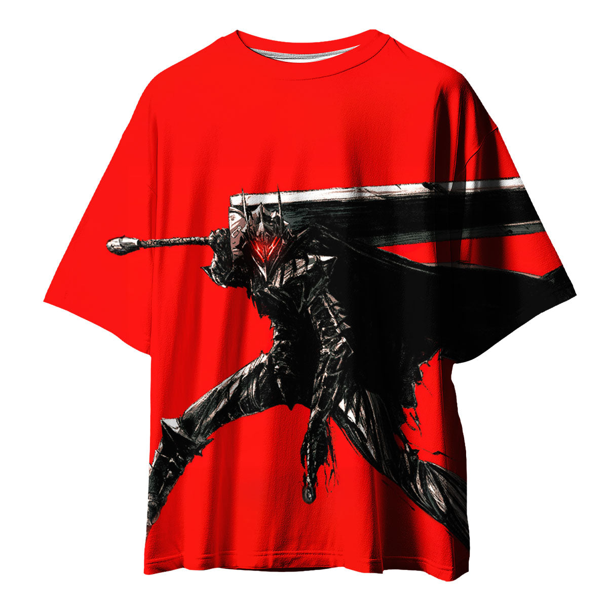 Berserk Guts Wielding Greatsword In Battle Anime Apparel