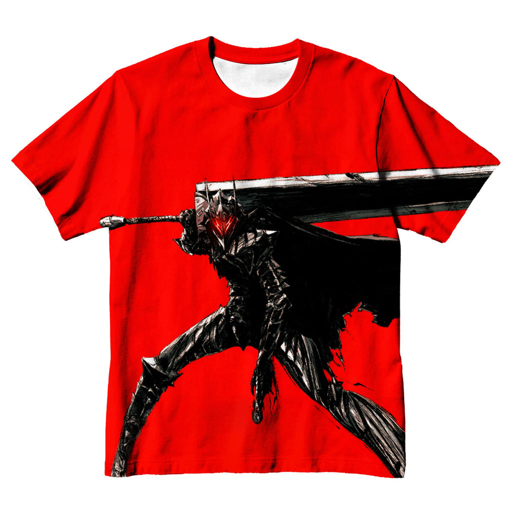 Berserk Guts Wielding Greatsword In Battle Anime Apparel