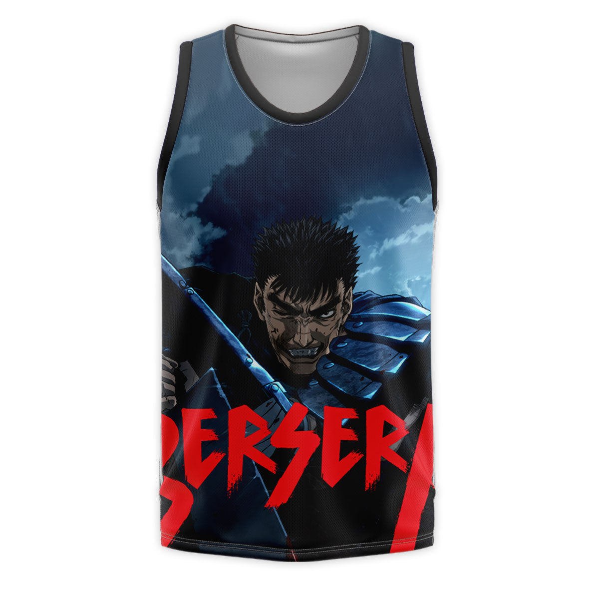 Berserk Guts Wielding Greatsword Logo Anime Apparel