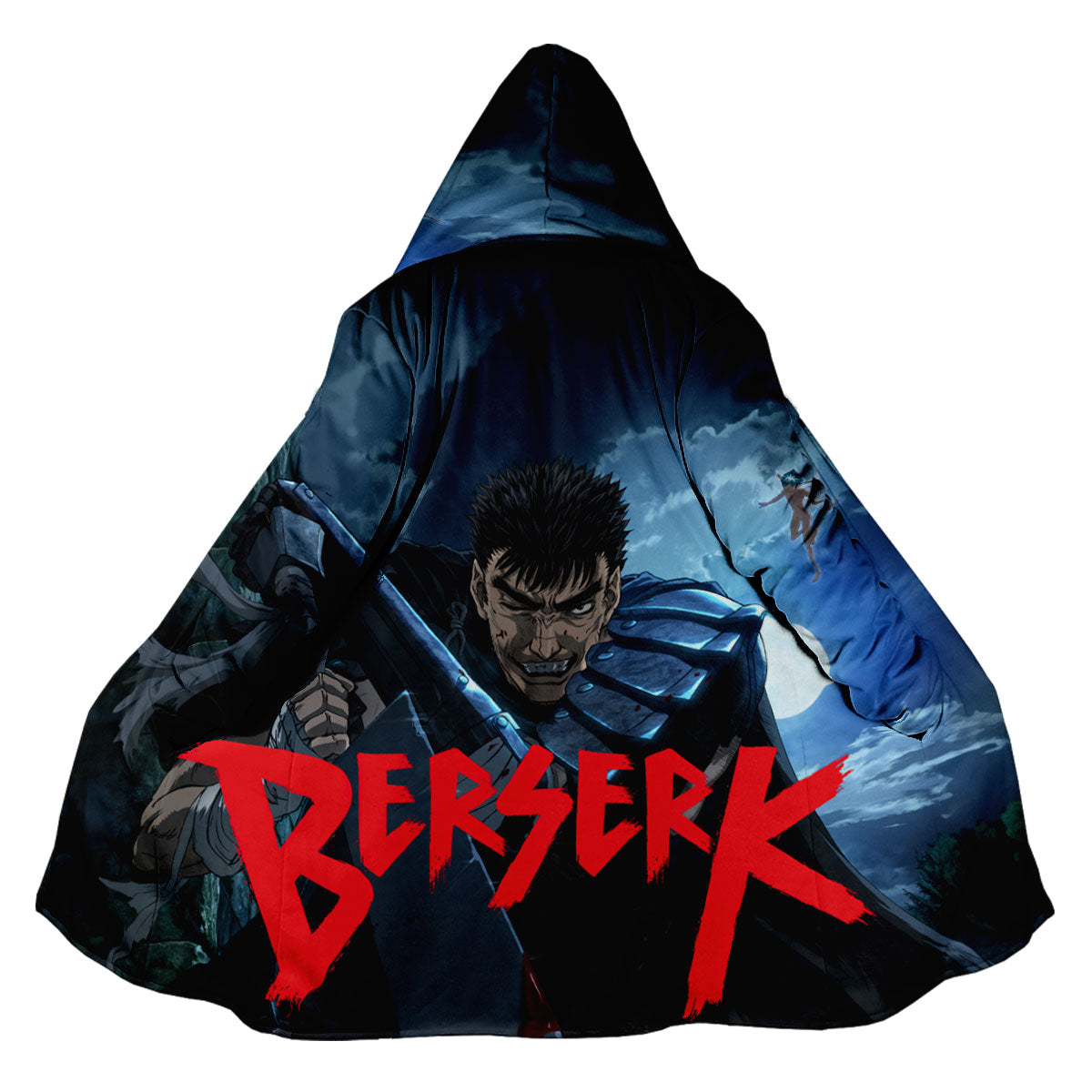 Berserk Guts Wielding Greatsword Logo Anime Apparel