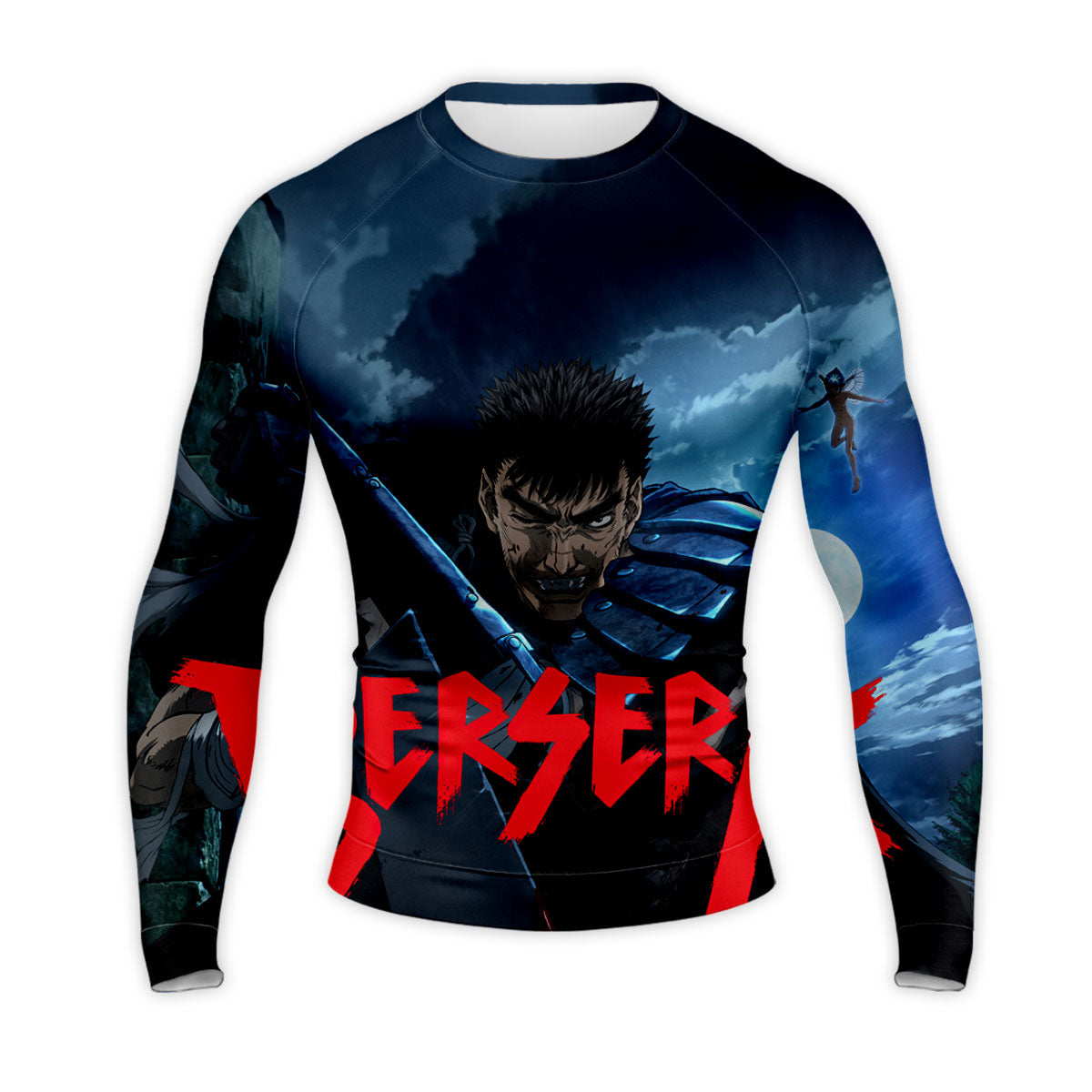 Berserk Guts Wielding Greatsword Logo Anime Apparel