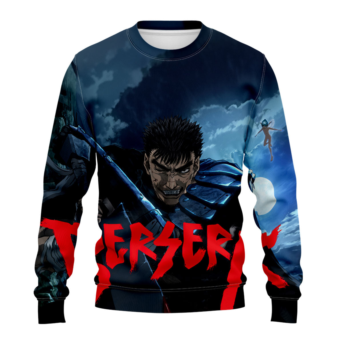 Berserk Guts Wielding Greatsword Logo Anime Apparel