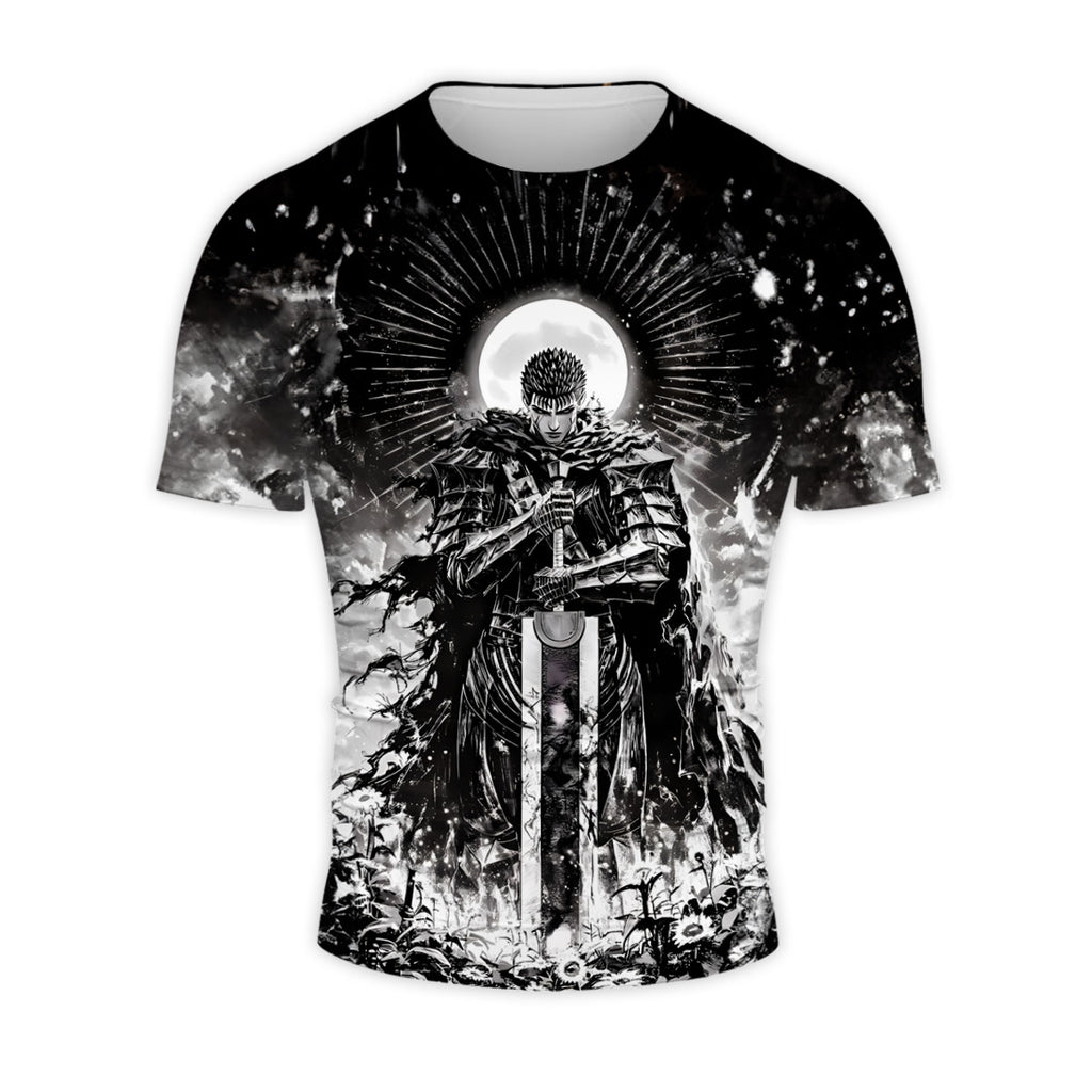Berserk Guts Wielding Greatsword Standing Anime Apparel