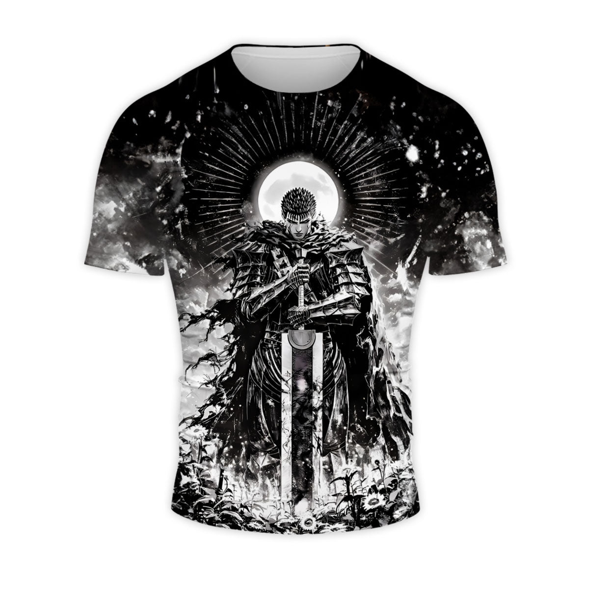 Berserk Guts Wielding Greatsword Standing Anime Apparel