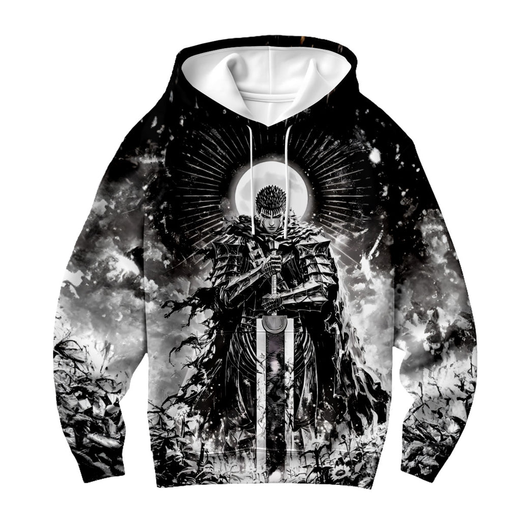 Berserk Guts Wielding Greatsword Standing Anime Apparel