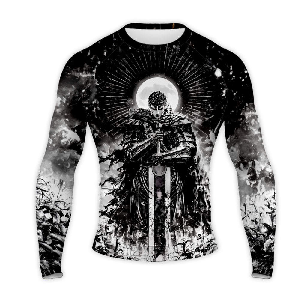 Berserk Guts Wielding Greatsword Standing Anime Apparel