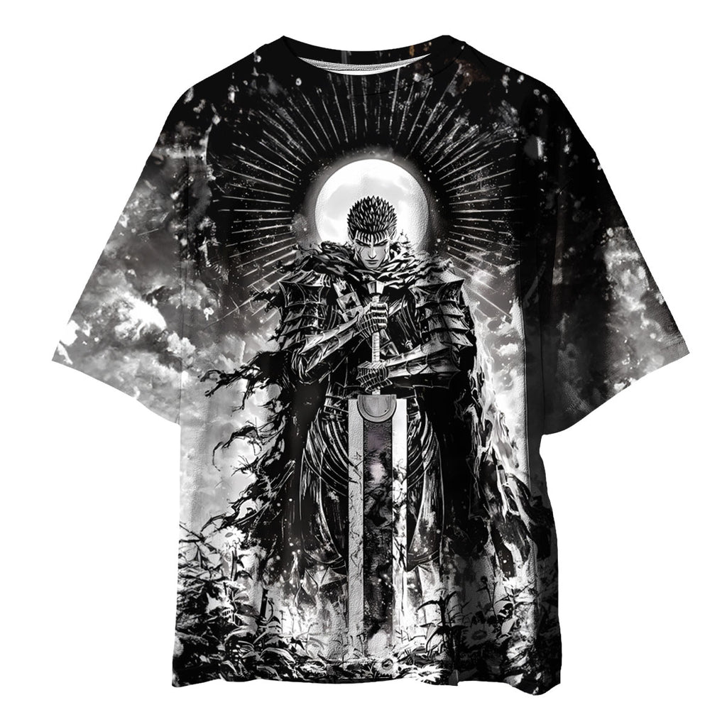 Berserk Guts Wielding Greatsword Standing Anime Apparel