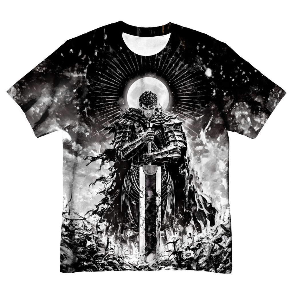 Berserk Guts Wielding Greatsword Standing Anime Apparel
