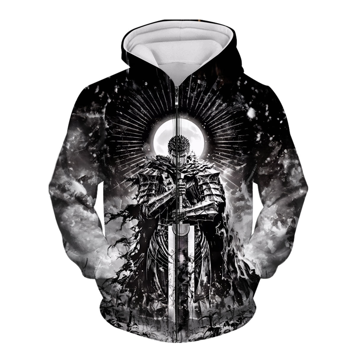 Berserk Guts Wielding Greatsword Standing Anime Apparel