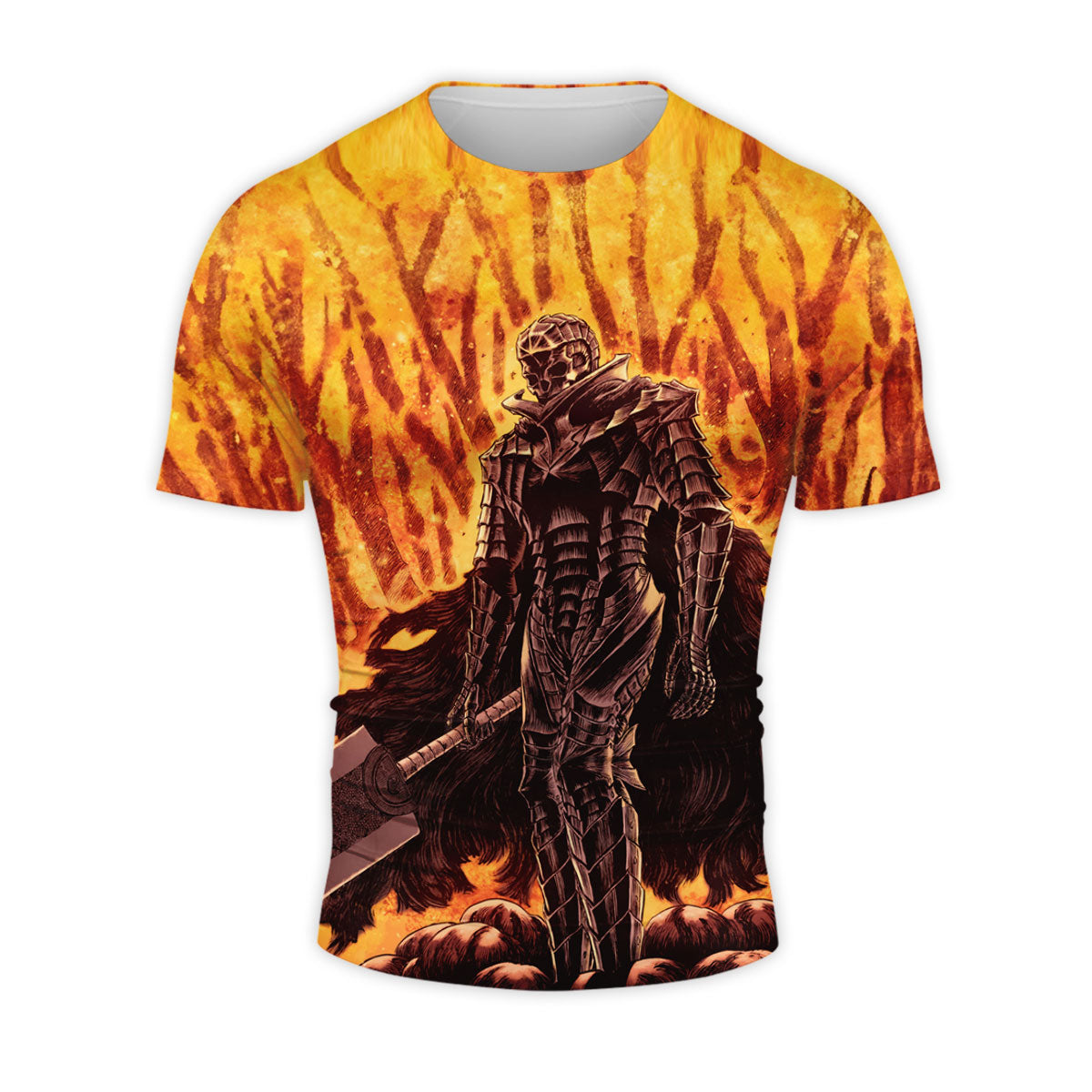 Berserk Guts Wielding Greatsword Walking Anime Apparel