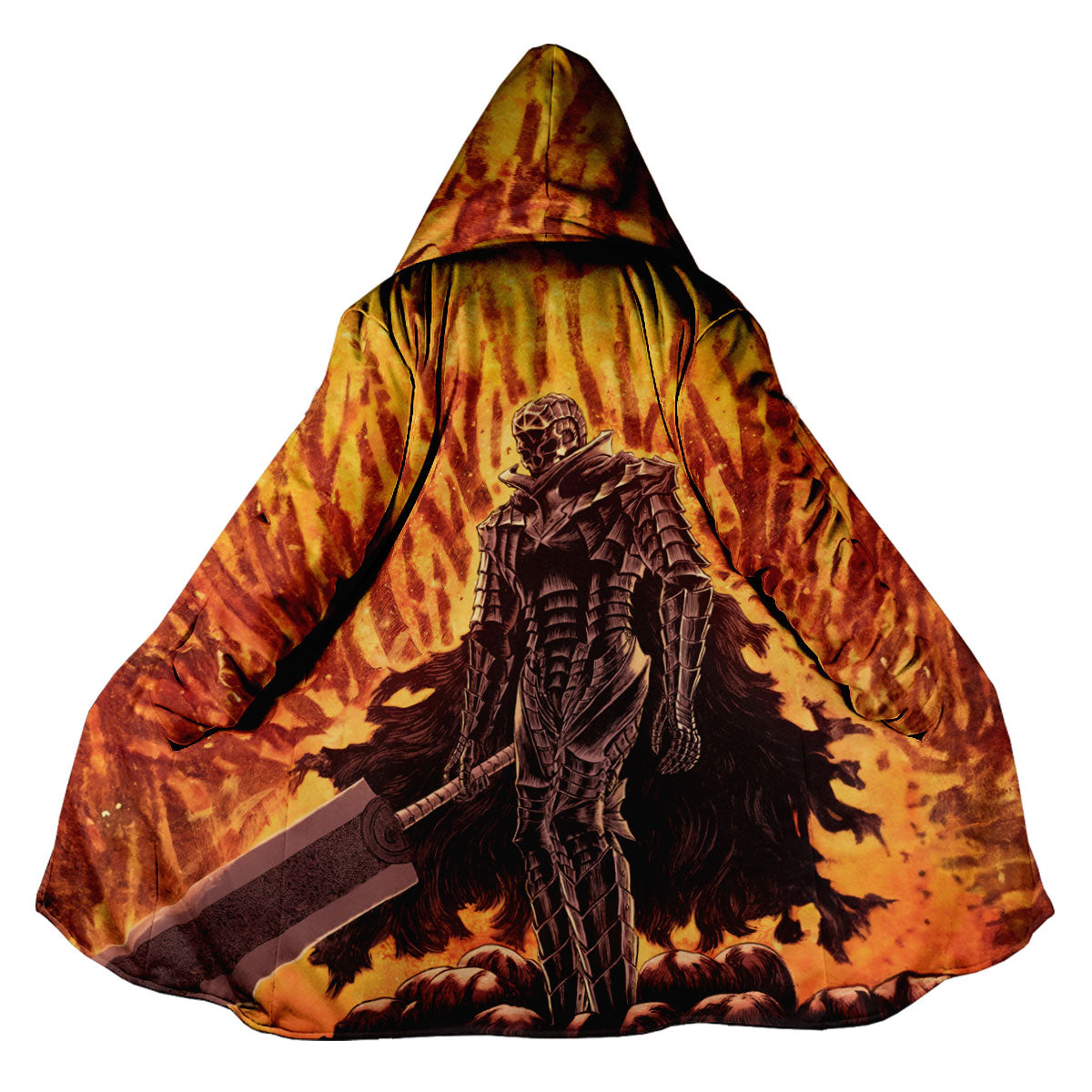Berserk Guts Wielding Greatsword Walking Anime Apparel