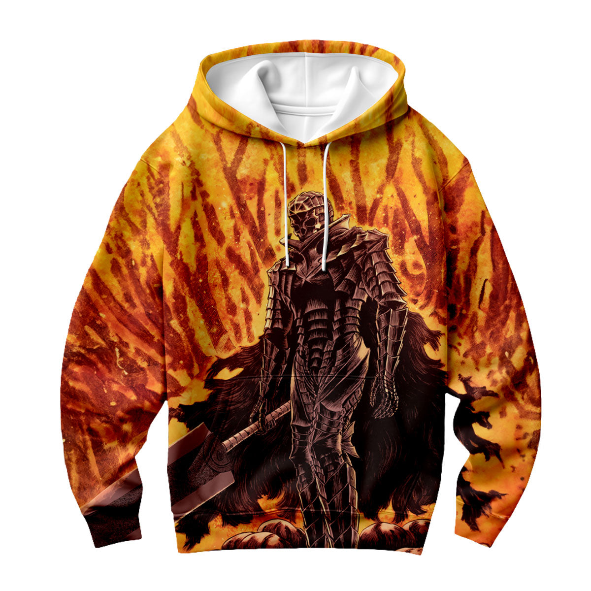 Berserk Guts Wielding Greatsword Walking Anime Apparel