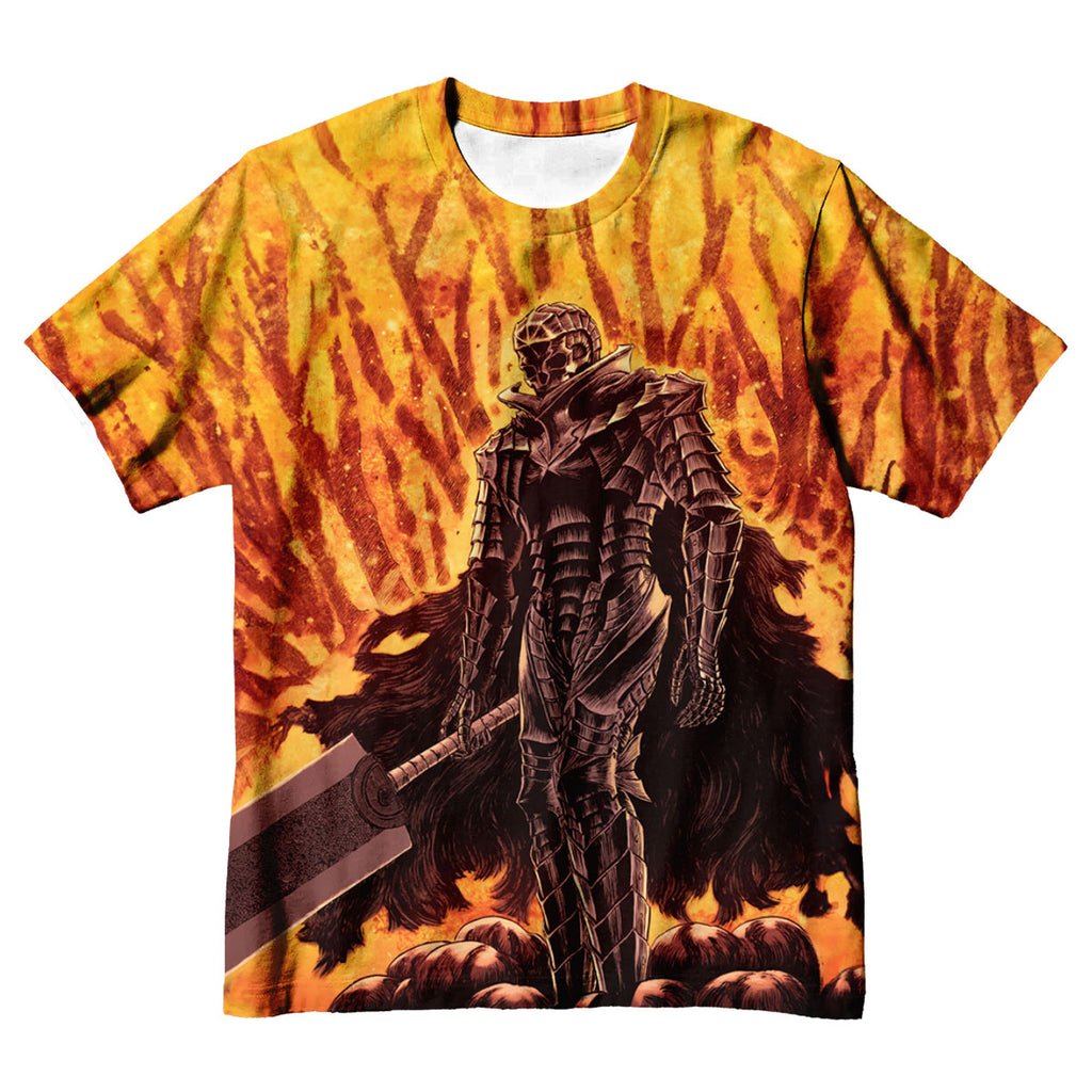 Berserk Guts Wielding Greatsword Walking Anime Apparel