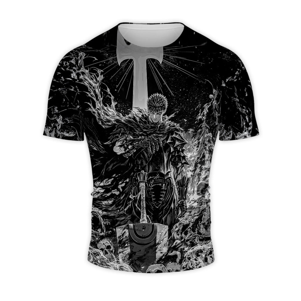 Berserk Guts Wildly Wielding Greatsword Anime Apparel