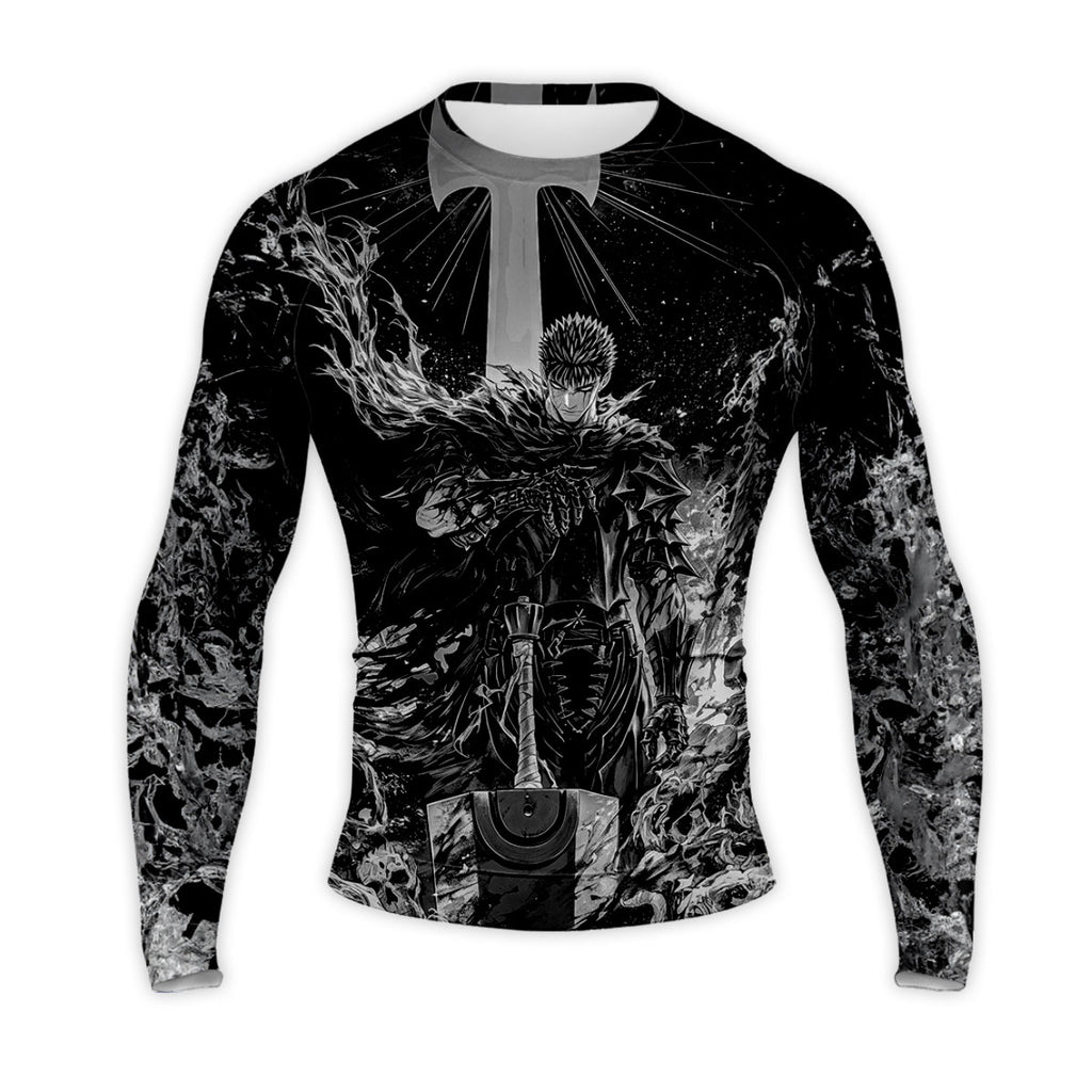 Berserk Guts Wildly Wielding Greatsword Anime Apparel