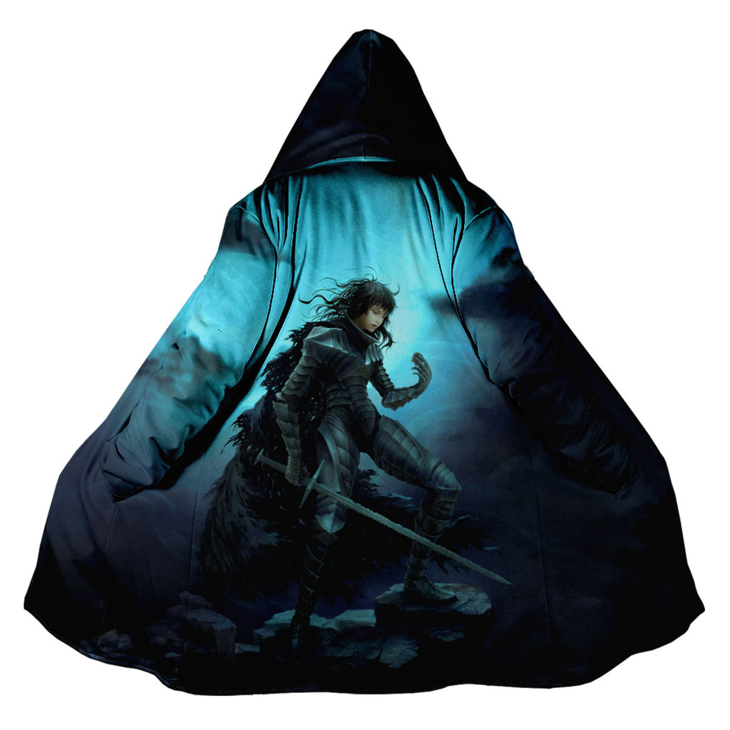 Berserker Armor Standing On Cliff Anime Apparel
