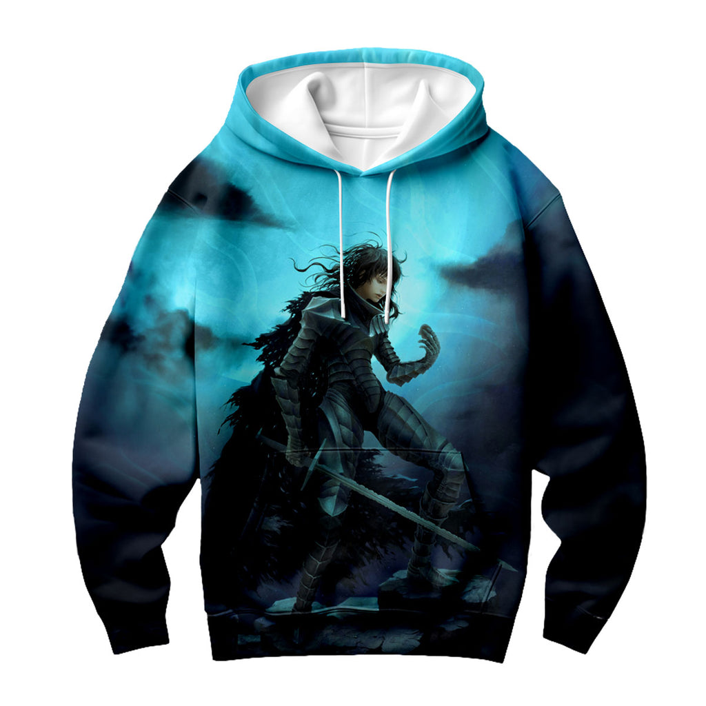 Berserker Armor Standing On Cliff Anime Apparel